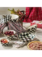 Courtly Check Enamel Colander