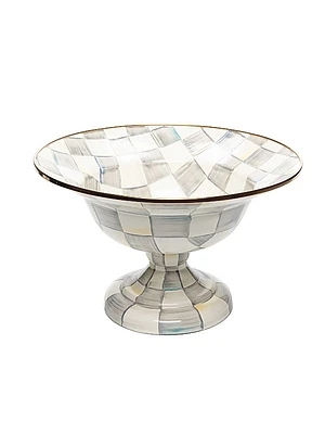 Courtly Check Enamel Compote