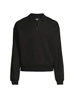 Felix Half-Zip Double-Face Jersey Sweater