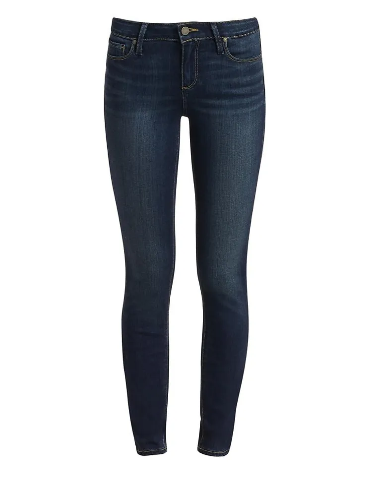 Verdugo Transcend Mid-Rise Ankle Skinny Jeans