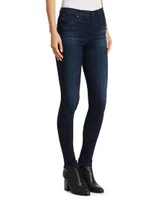 Farah High-Rise Stretch Skinny Ankle Jeans