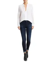 Farah High-Rise Stretch Skinny Ankle Jeans