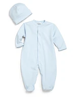 Baby Boy's Basic Pima Cotton Footie