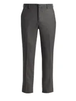 Wool Twill Slim-Fit Trousers