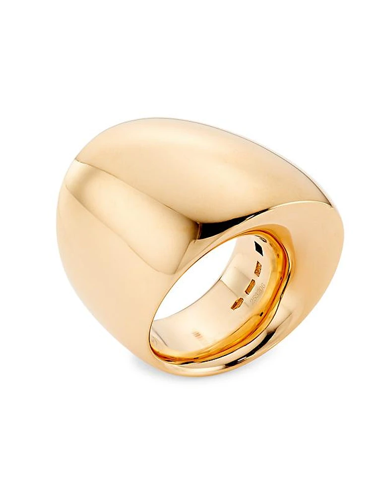 Tonneau 18K Rose Gold Ring