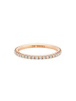 Aura Pink Diamond & 18K Rose Gold Band Ring