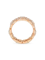 Enchanted Lotus 18K Rose Gold & Diamond Band