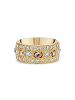 Talisman 18K Yellow Gold, Diamond & Stone Ring