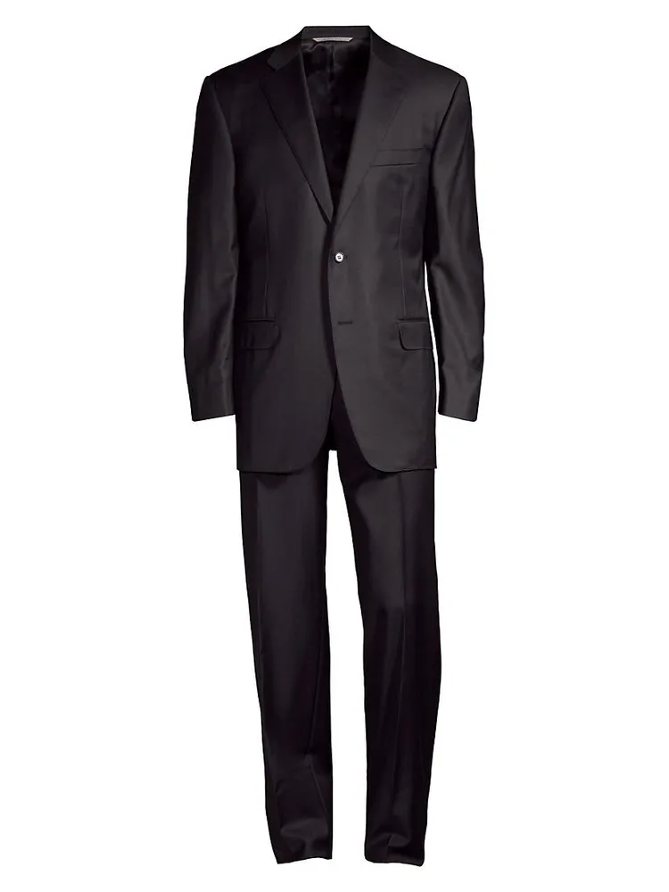 Wool Two-Button Suit