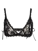 Sig Lace Peekaboo Bralette