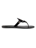 Miller Patent Leather Thong Sandals