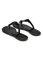 Miller Patent Leather Thong Sandals