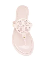 Miller Patent Leather Thong Sandals
