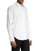 Sylvain Wealth Poplin Long-Sleeve Shirt