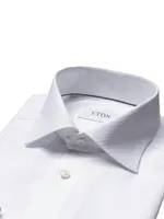 Contemporary-Fit Cavalry Twill French-Cuff Dress Shirt