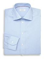 Contemporary-Fit Houndstooth Dress Shirt