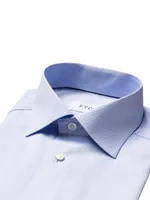 Slim-Fit Twill Dress Shirt