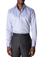 Slim-Fit Twill Dress Shirt