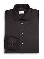 Slim-Fit Twill Dress Shirt