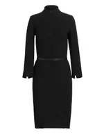 Belted Sheath Dress