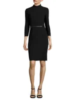 Belted Sheath Dress