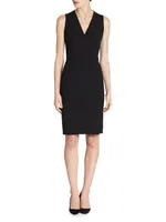 Architecture Collection Double-Face Wool Dress