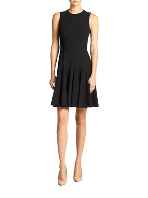Double-Face Flare Dress