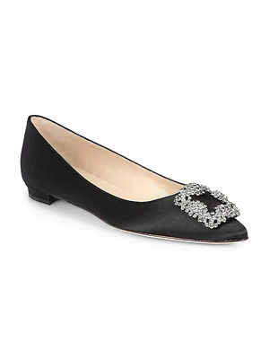 Hangisi 25MM Embellished Satin Flats