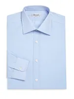 Regular-Fit Cotton Long-Sleeve Dress Shirt