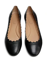 Lauren Leather Ballet Flats