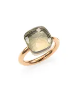 Nudo 18K Rose Gold & Prasiolite Square Ring