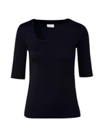 Elements Jersey Square Neck Top