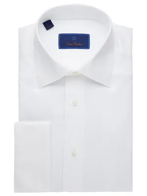 Regular-Fit Boxed Formal Shirt