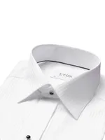 Contemporary-Fit Satin Stripe Dress Shirt