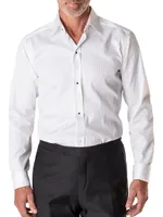 Contemporary-Fit Satin Stripe Dress Shirt