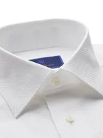 Trim-Fit Dobby Weave Formal Shirt