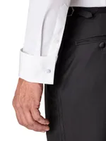 Slim-Fit Plisse Tuxedo Shirt