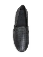 Blair Perforated Leather Slip-On Sneakers