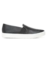 Blair Perforated Leather Slip-On Sneakers