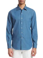 Andre Denim Button-Down Shirt