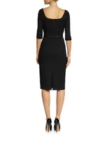 Jackie O Three-Quarter Sleeve Dress