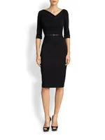 Jackie O Three-Quarter Sleeve Dress