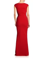 Melania Off-The-Shoulder Gown