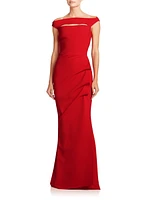 Melania Off-The-Shoulder Gown