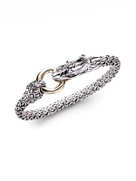 Legends Naga 18K Yellow Gold & Sterling Silver Dragon Bracelet