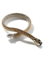 Classic Chain 18K Gold & Sterling Silver Reversible Bracelet