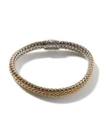 Classic Chain 18K Gold & Sterling Silver Reversible Bracelet