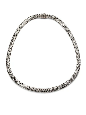 Classic Chain Sterling Silver Small Necklace