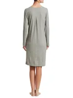 Champagne Long Sleeve Sleep Dress