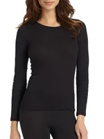 Cotton Seamless Long-Sleeve Top